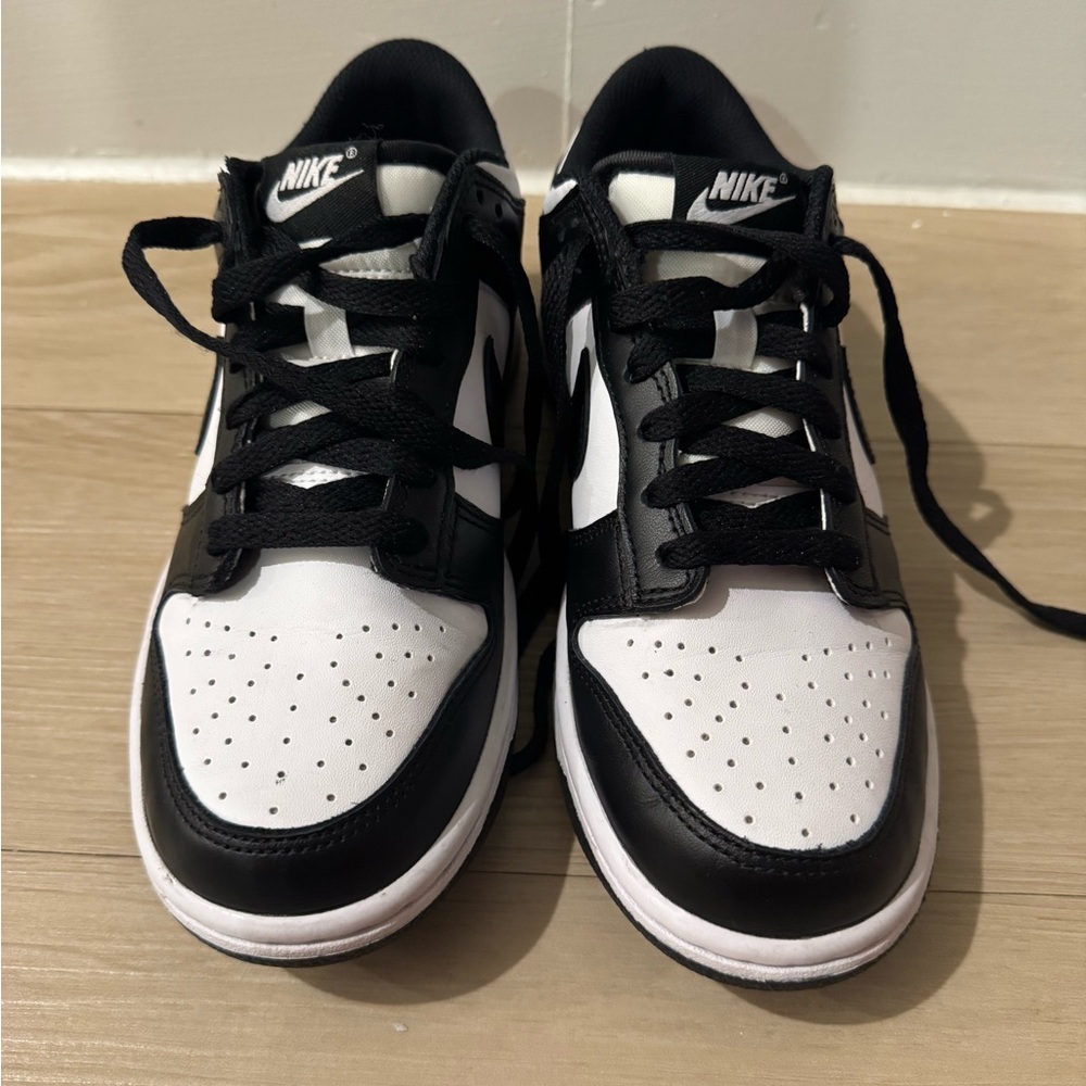 Nike Black and White Dunk Low